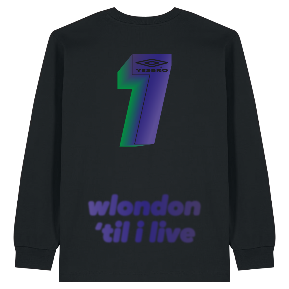 wlondon 'til i live l/s (black) - Image 2