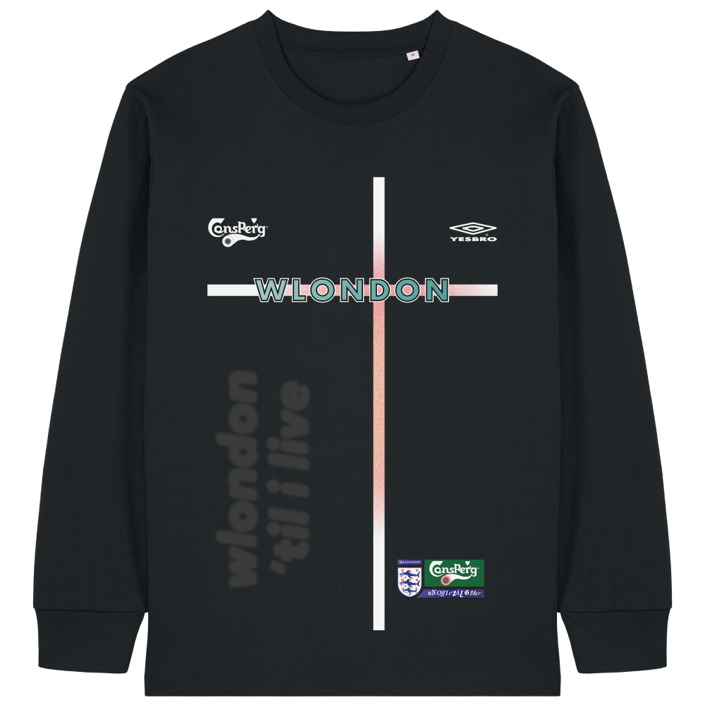 wlondon 'til i live l/s (black) - Image 1