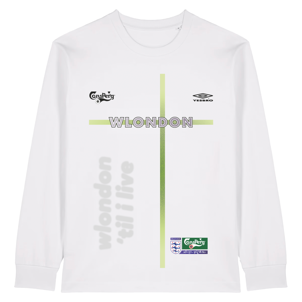 wlondon 'til i live l/s (white) - Image 1